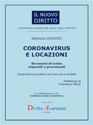 cover image of CORONAVIRUS E LOCAZIONI. Strumenti di tutela negoziali e processuali